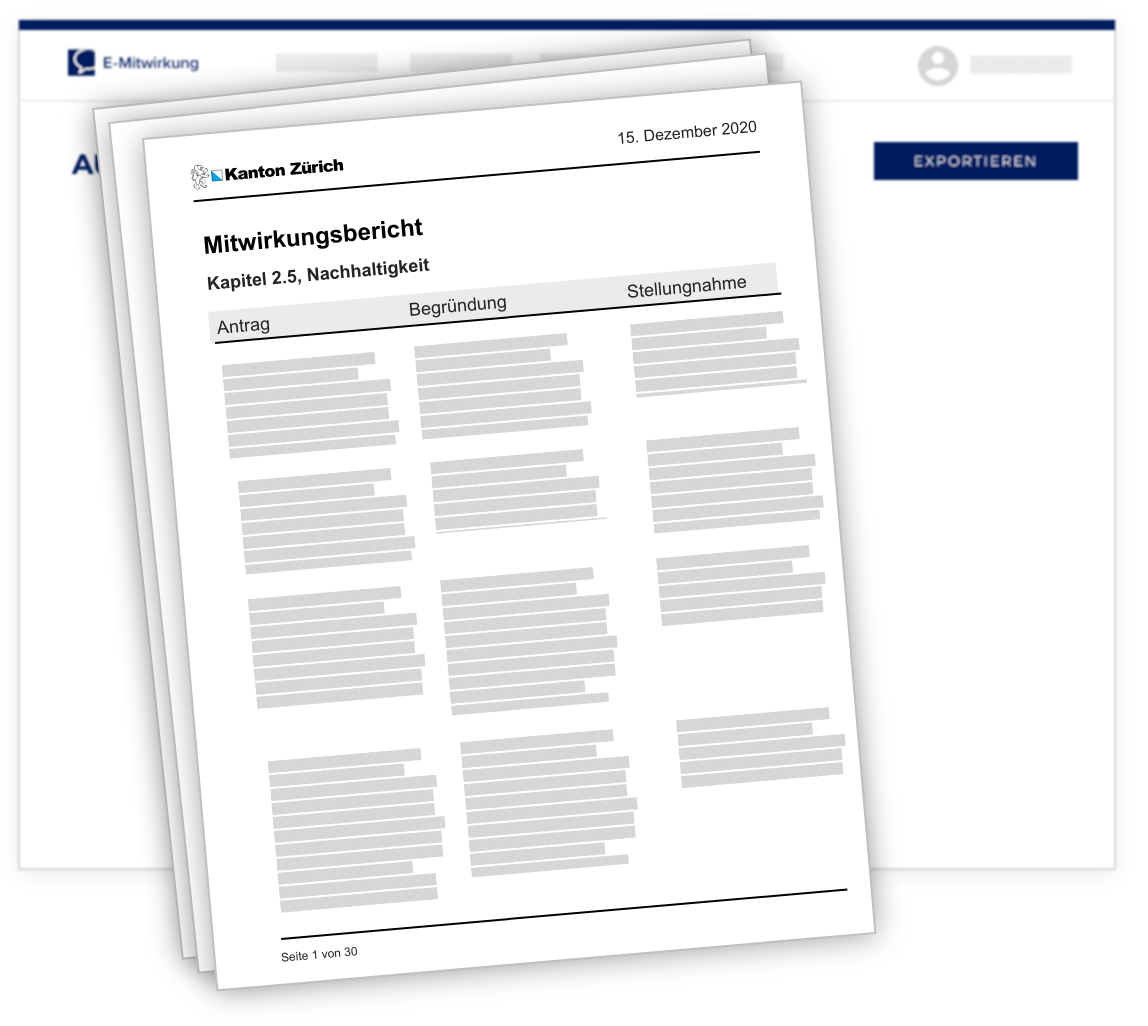 Automatische Berichtserstellung